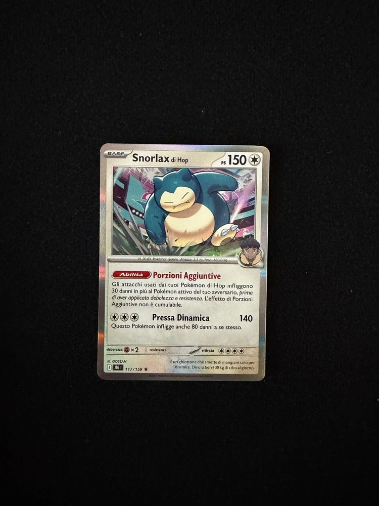 Immagine di Snorlax Di Hop Pokémon Card 1